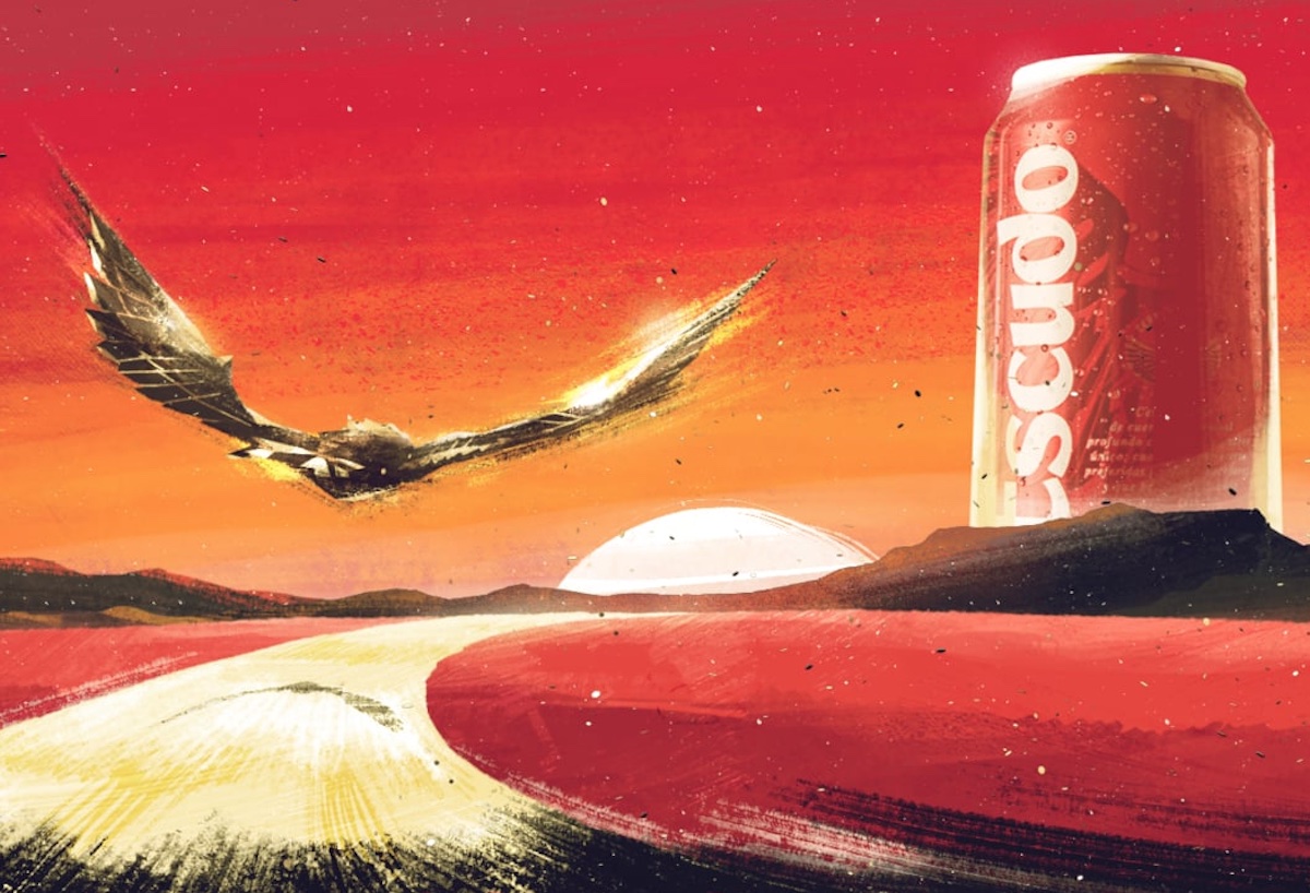 Escudo beer branding campaign by Feels