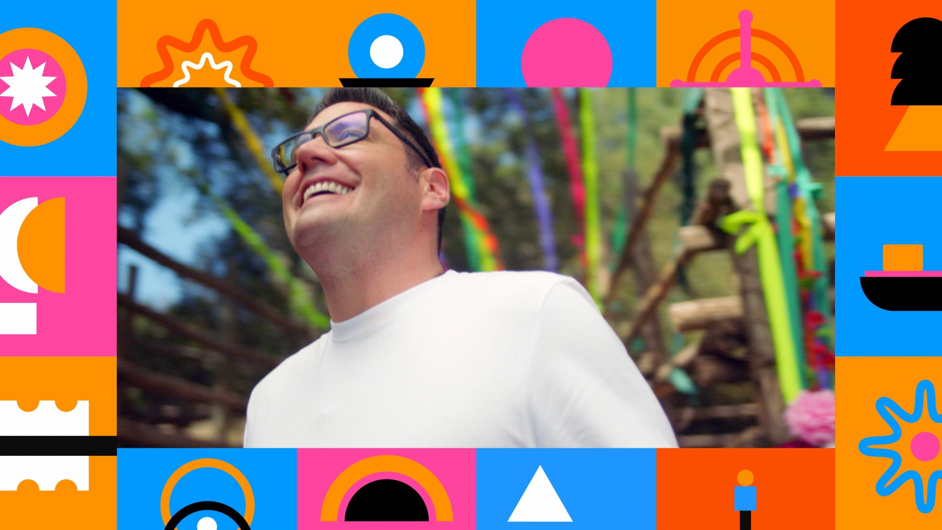 Animated identity line for Canal 13's Culture block by Feels